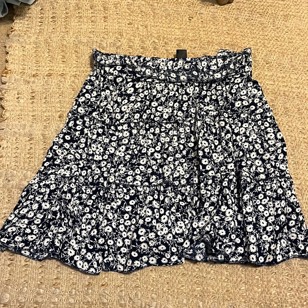 Blue flower skirt